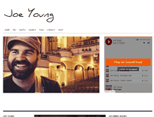 Tablet Screenshot of joeyoungmusic.com